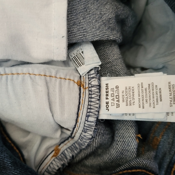 Joe Fresh Womens Size 10 High Rise Crop Jeans - Picture 5 of 8